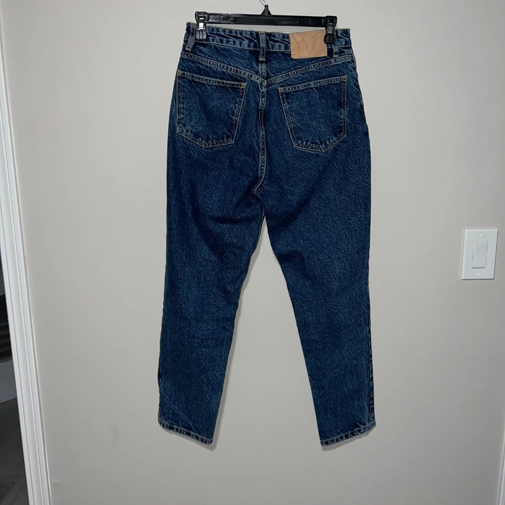 High Waisted blue straight jeans ZARA USA 6
